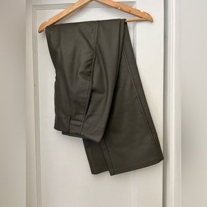 Aritzia Vegan Leather Wilfred Pants - Straight Leg